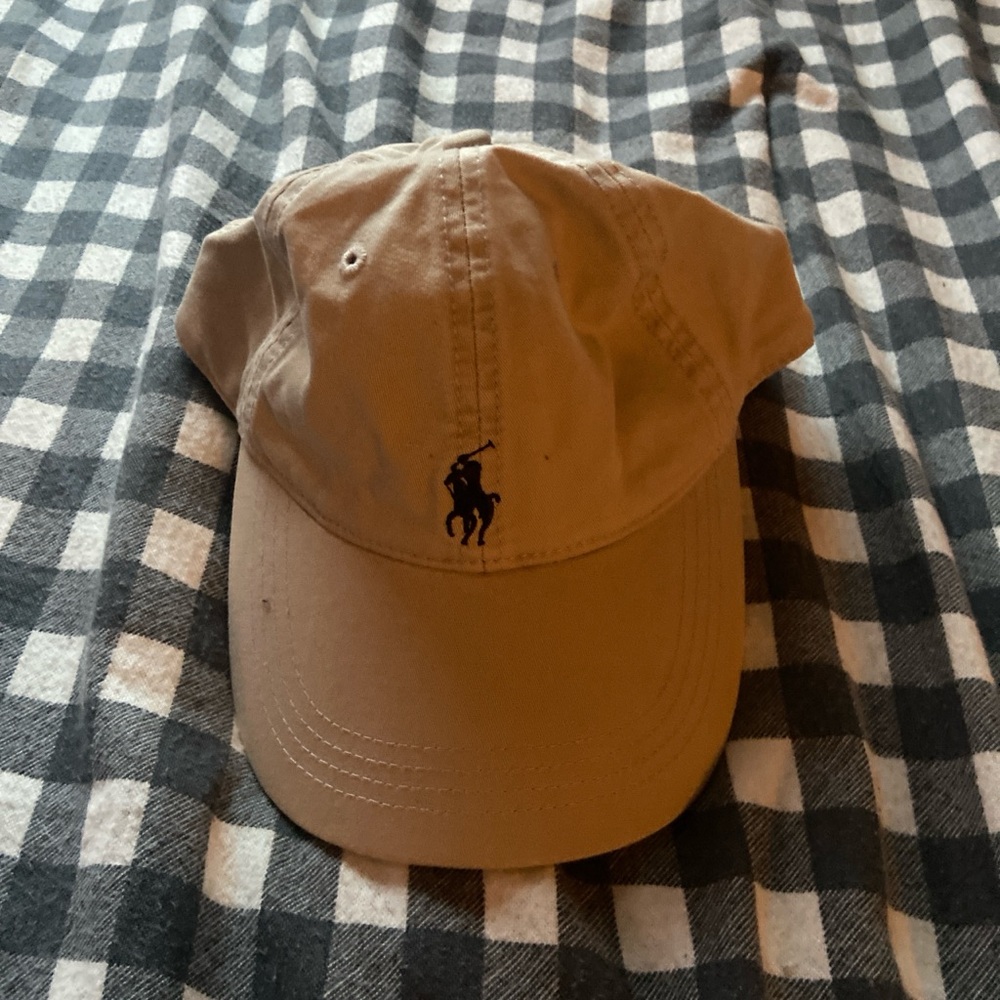 Men's Tan Polo by Ralph Lauren Shirt